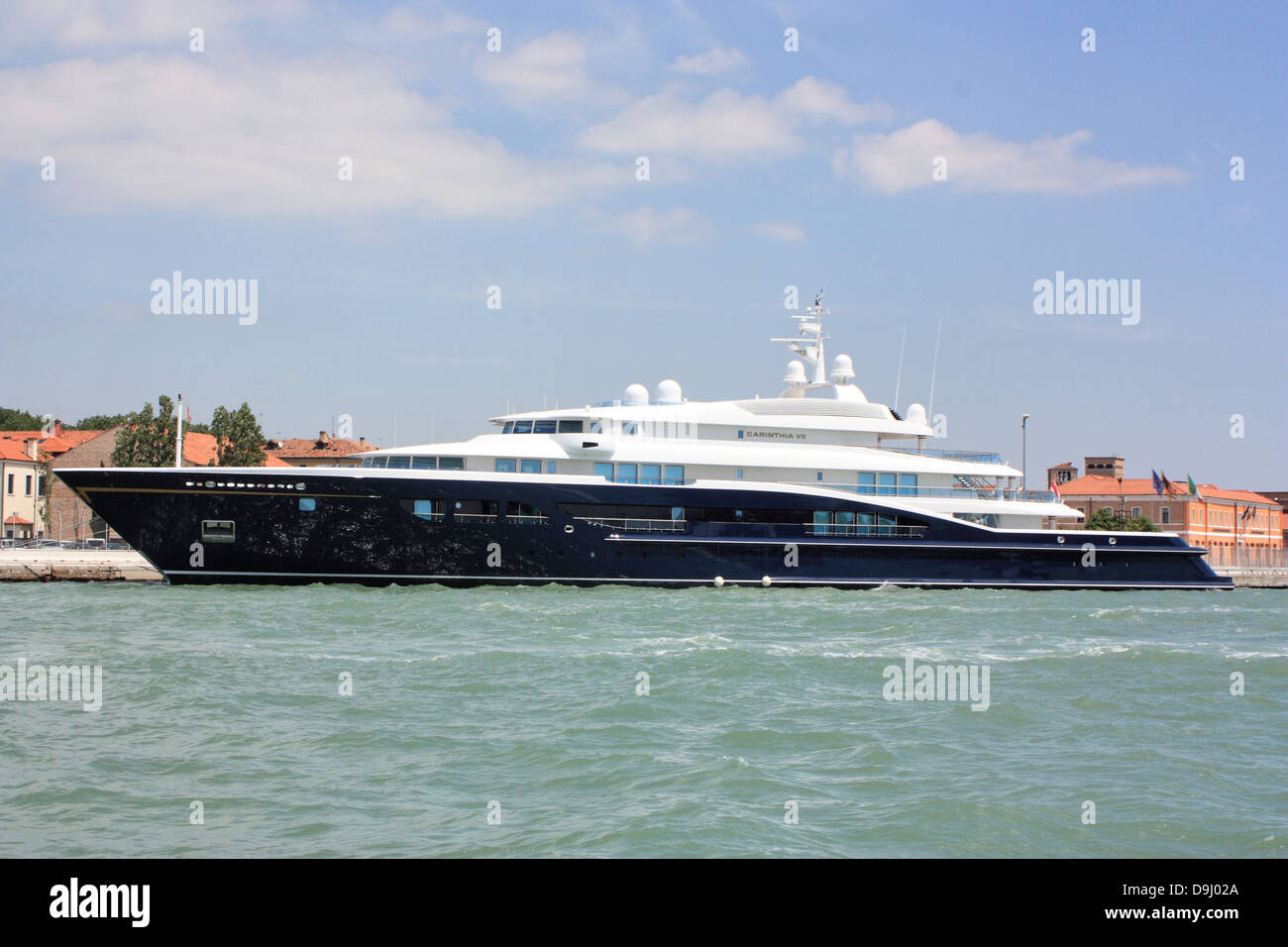 Mega-Yacht Carinthia VII, IMO 8994001 Stock Photo