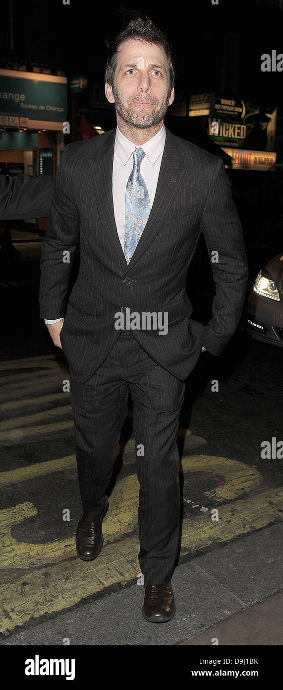Zack Snyder arriving at the afterparty for his new film Sucker Punch. London, England - 30.03.11 Stock Photo