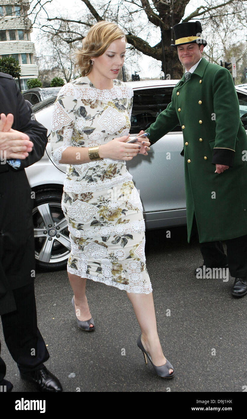 Abbie Cornish outside The Dorchester Hotel London, England - 30.03.11