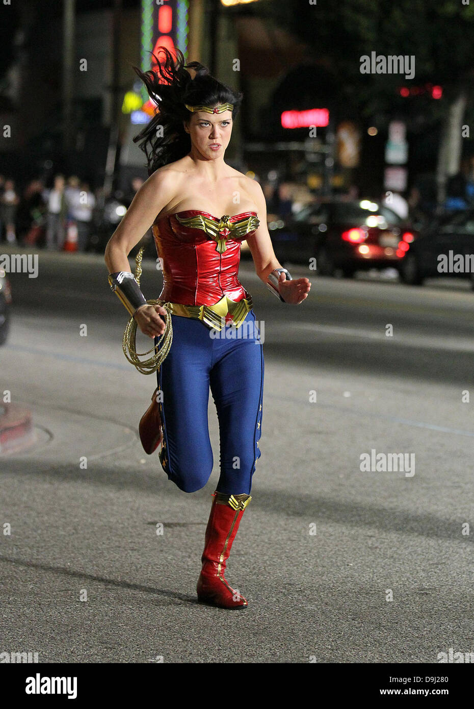 adrianne palicki wonder woman shorts