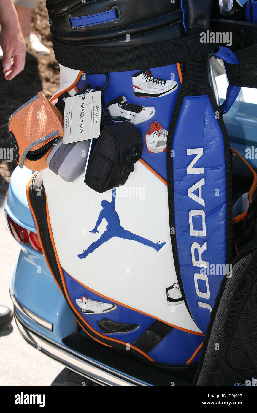 Michael Jordan personalised golf bag at the Michael Jordan Celebrity  Invitational Golf Tournament at the Shadow Creek Golf Course Las Vegas,  Nevada - 31.03.11 Stock Photo - Alamy