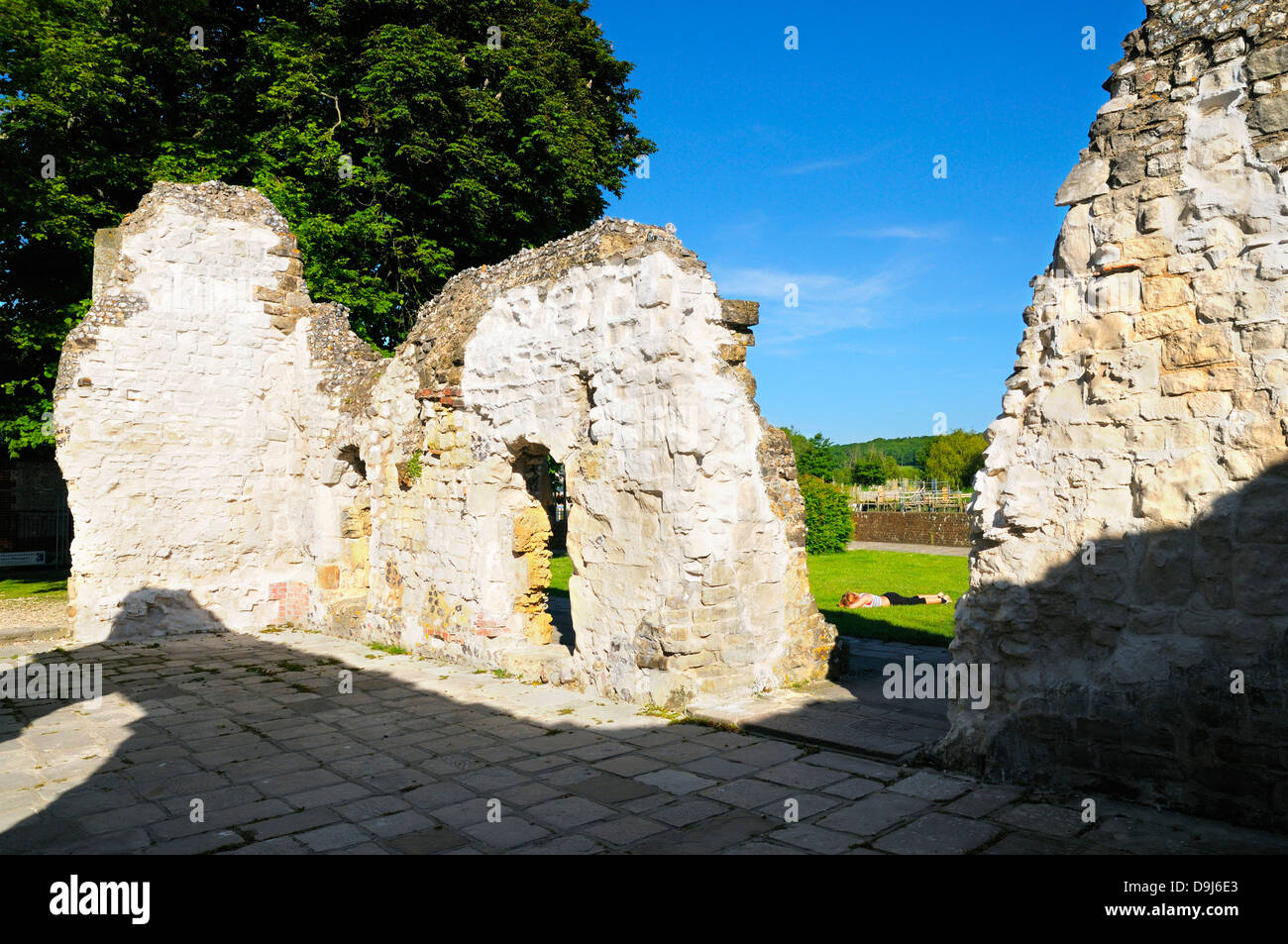 Ruins of Blackfriars Dominican Priory, Arundel, West Sussex, UK Stock Photo