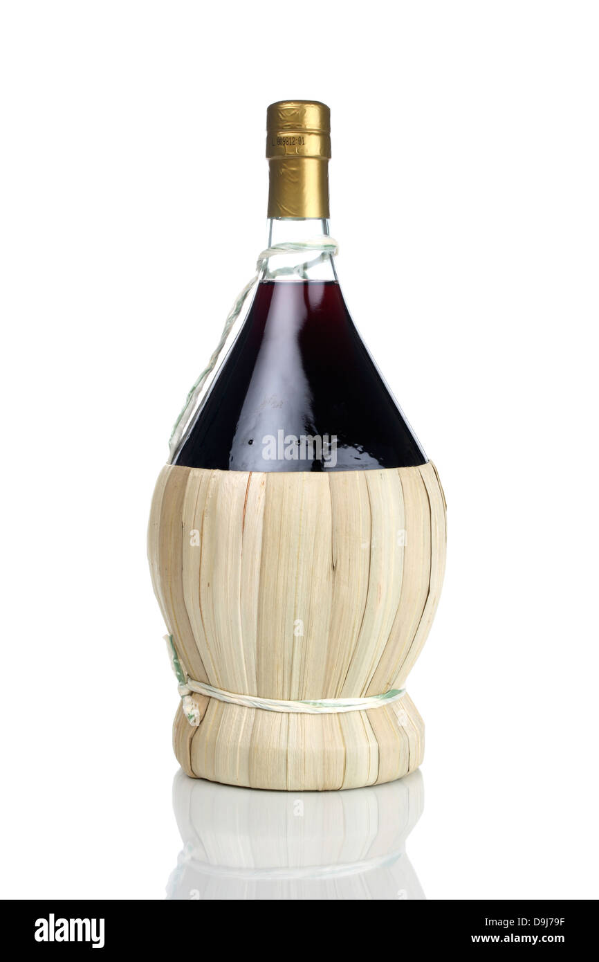 Bottle of Chianti Stock Photo Alamy