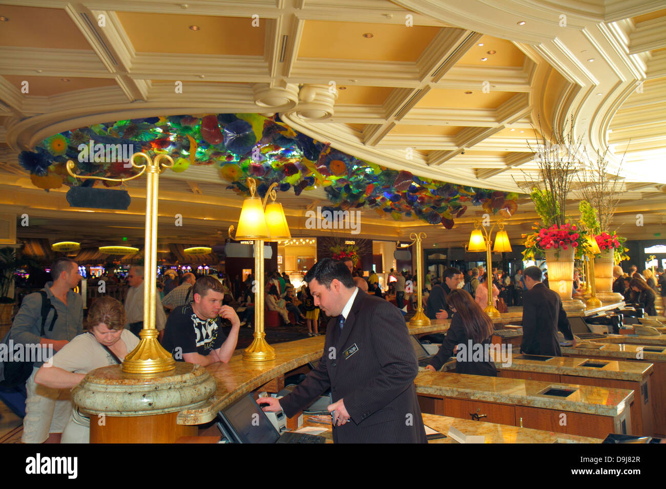Bellagio hotel lobby ceiling hires stock photography and images Alamy