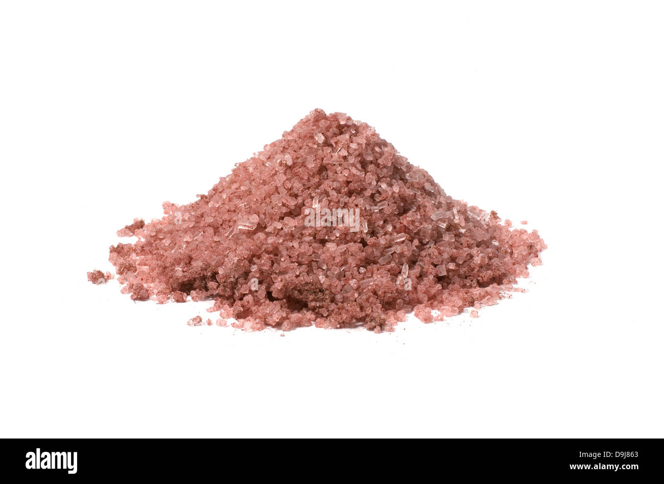 loose powder makeup scatter pile cut out onto a white background Stock Photo