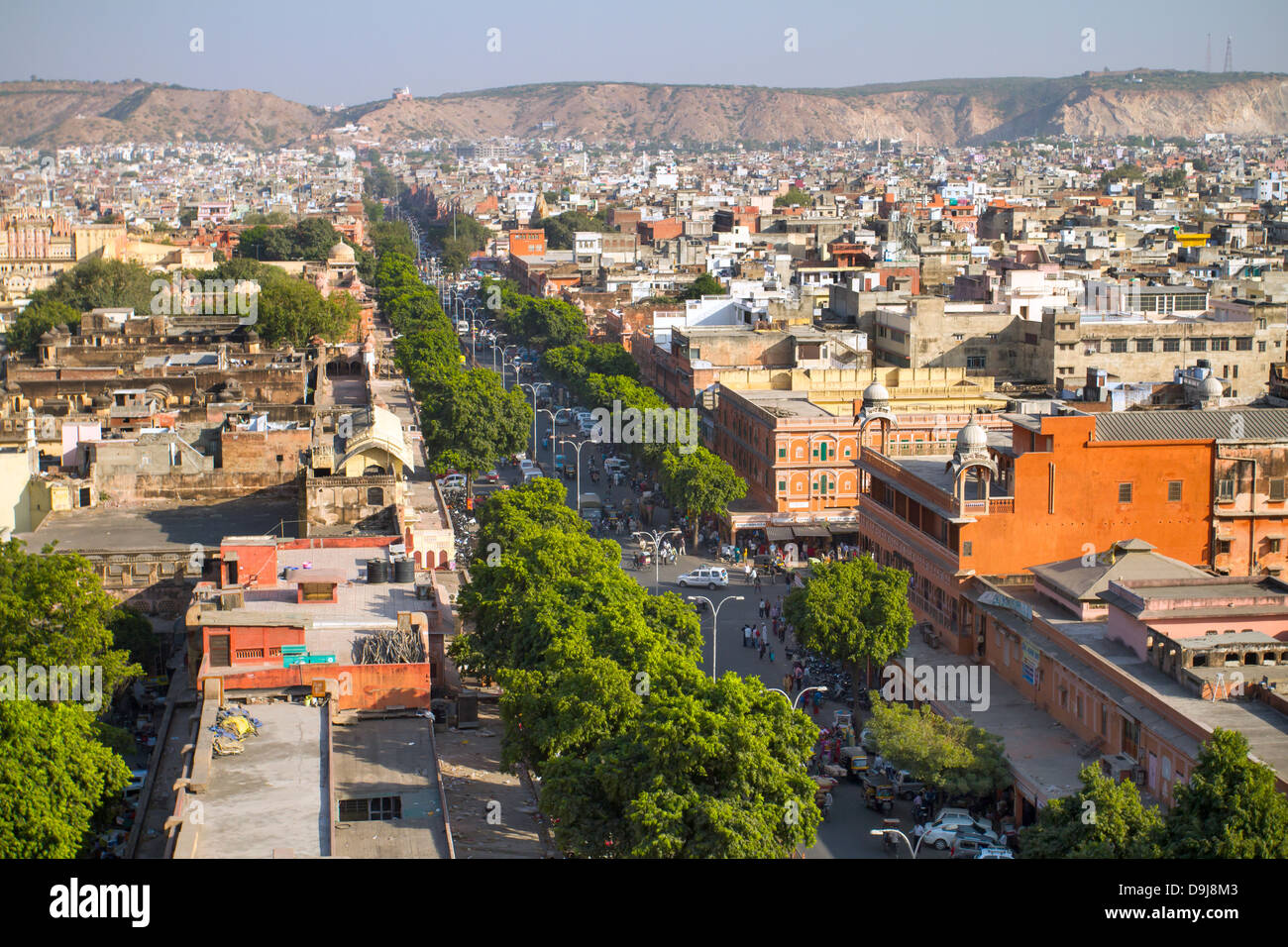 Street of the Pink City - Jaipur, Rajasthan, India Stock Photo - Alamy