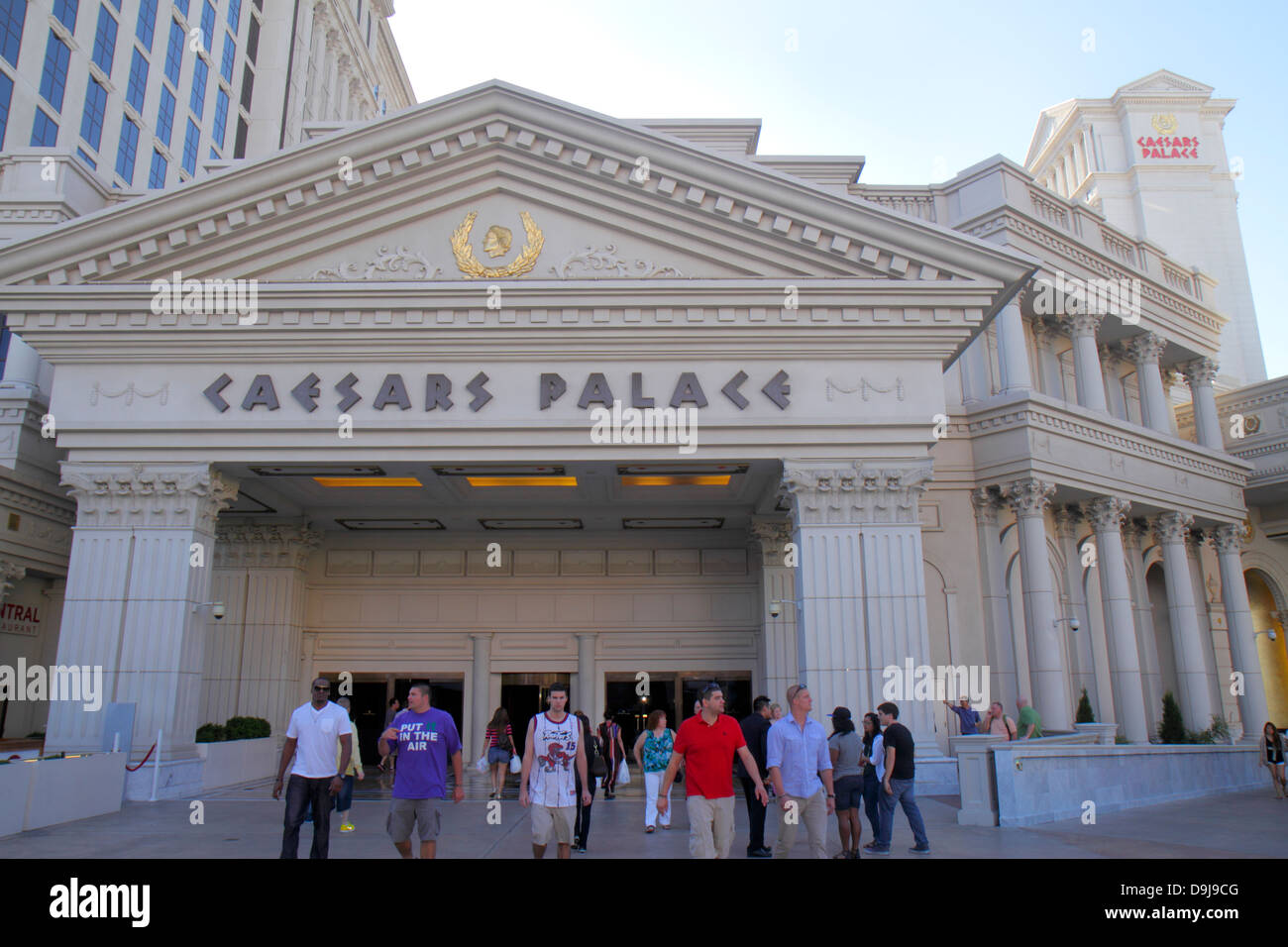 Las Vegas Nevada,The Strip,South Las Vegas Boulevard,Caesars Palace Las Vegas Hotel & Casino,front,entrance,NV130331063 Stock Photo