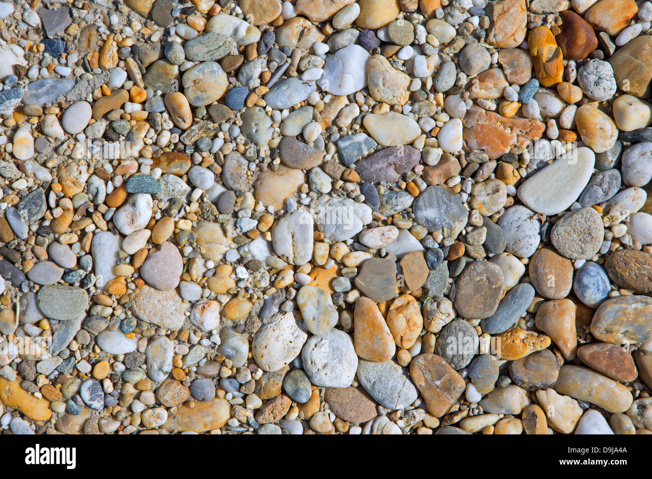 gravel stone background Stock Photo
