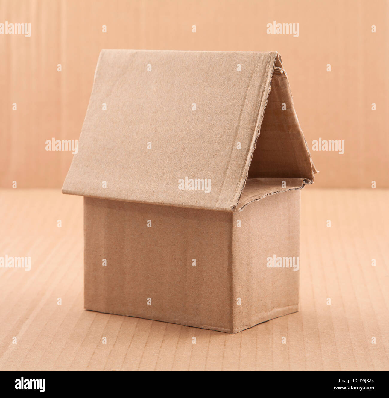 Cardboard House Stock Photo - Alamy