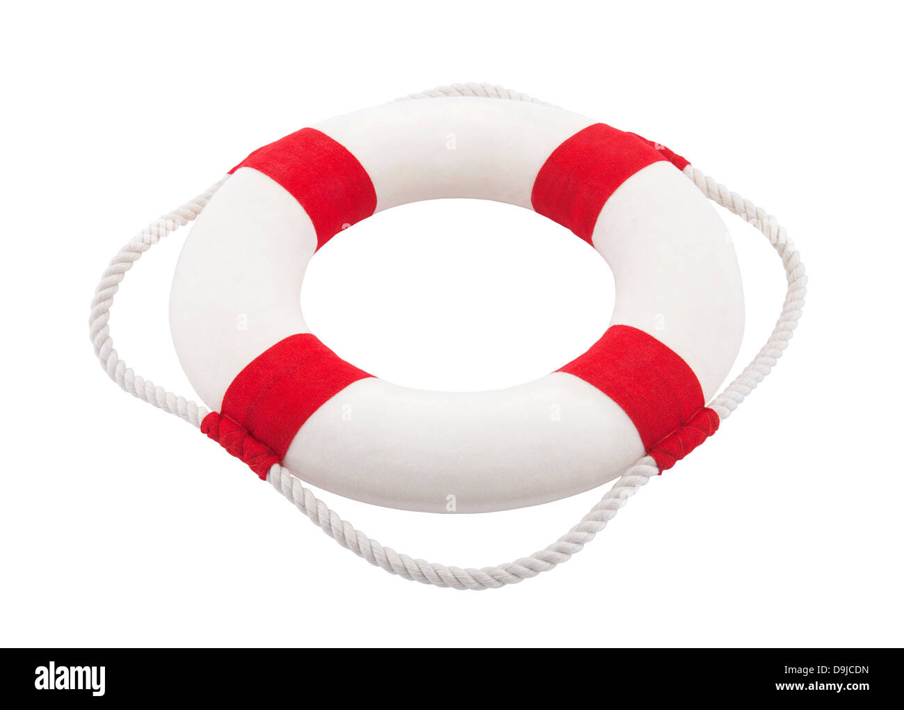 Lifebuoy with clipping path Stock Photo
