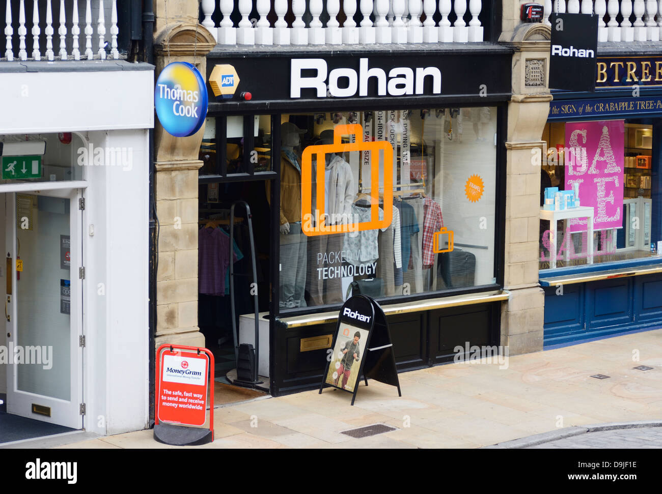 Rohan shop front in Bridge Street, Chester Stock Photo Alamy