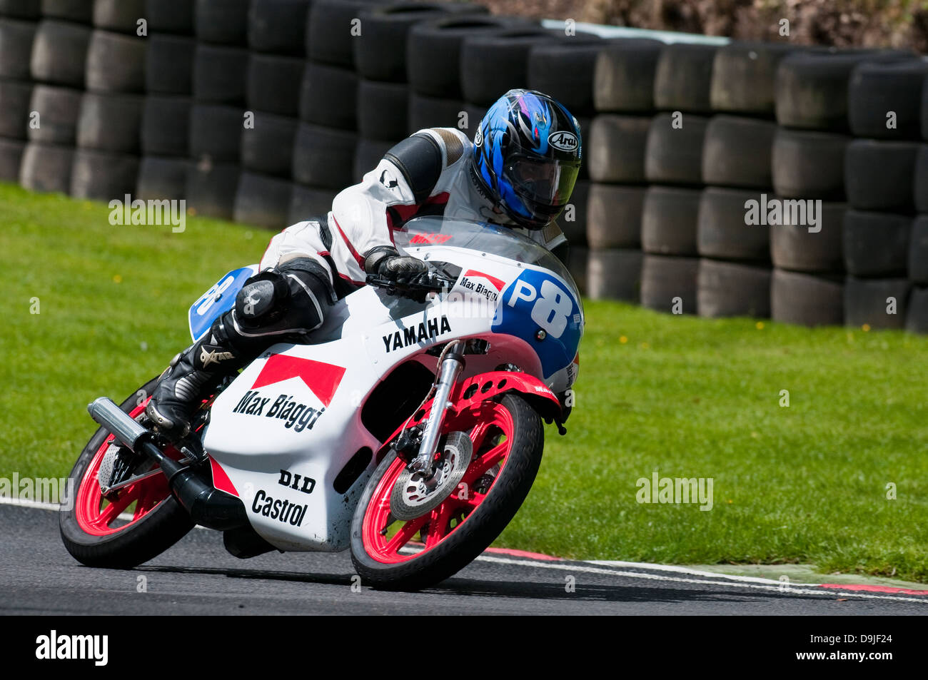 Graham Masheder, Yamaha 350, motorcycle racing, classic motorcycle racing Stock Photo