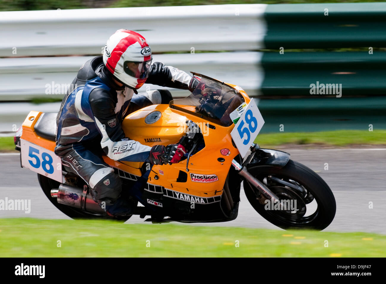 Yamaha FZ600, classic motorcycle racing Stock Photo