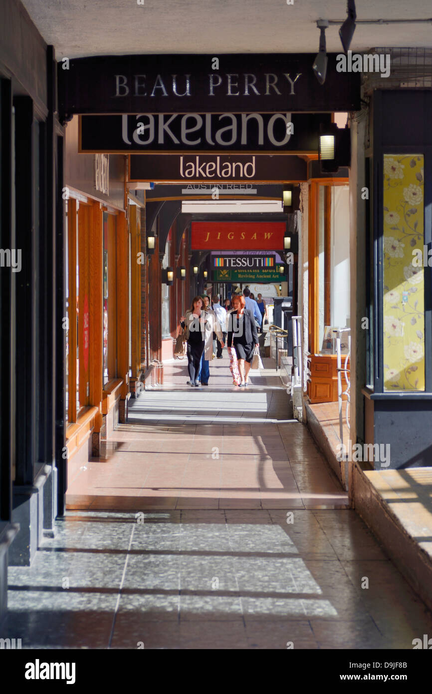 Chester Rows Shops The covered first floor walkways and shopping area known as The Rows in ...
