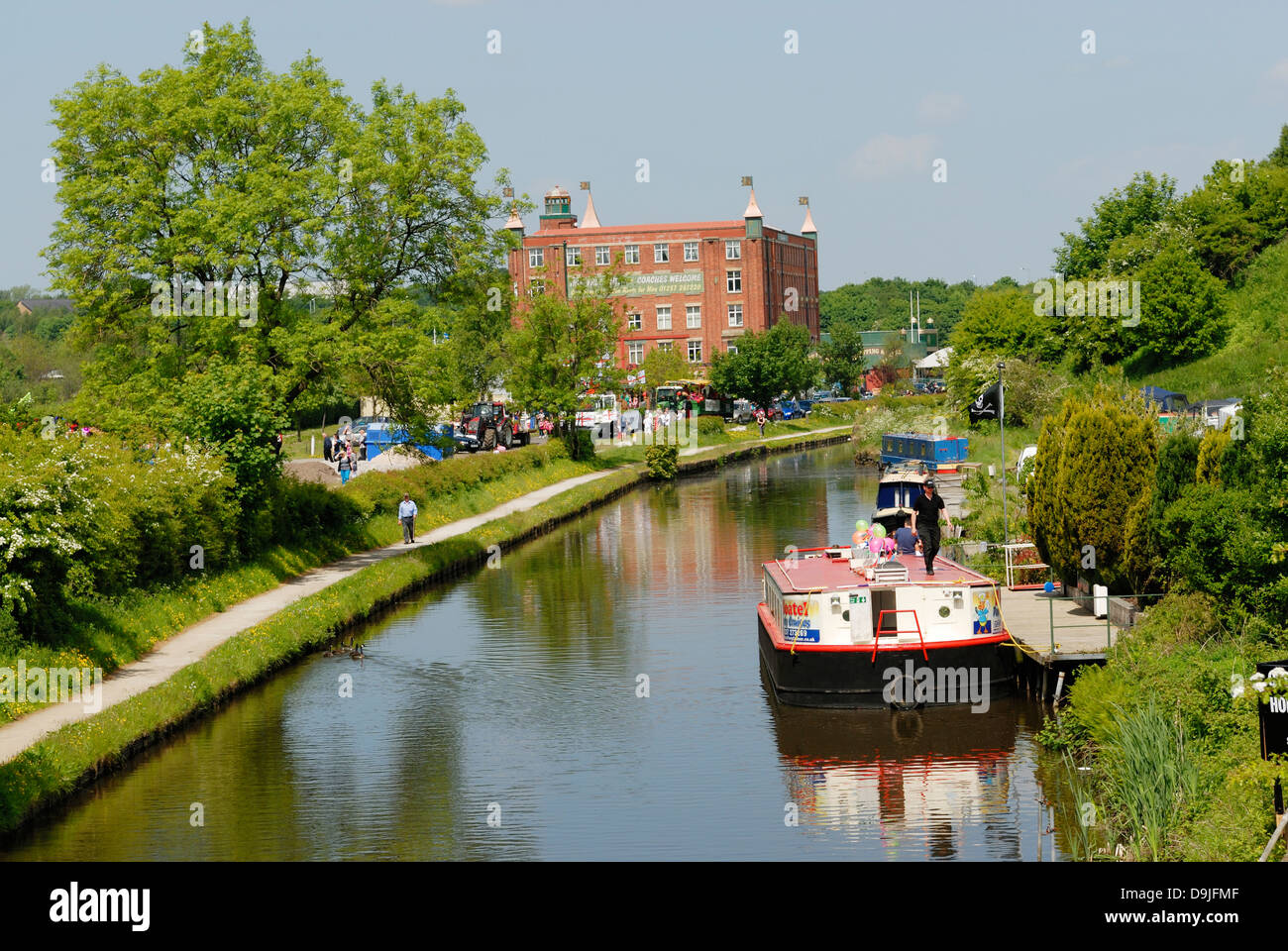Botany Bay mill by the Leeds Liverpool canal at Chorley. A former