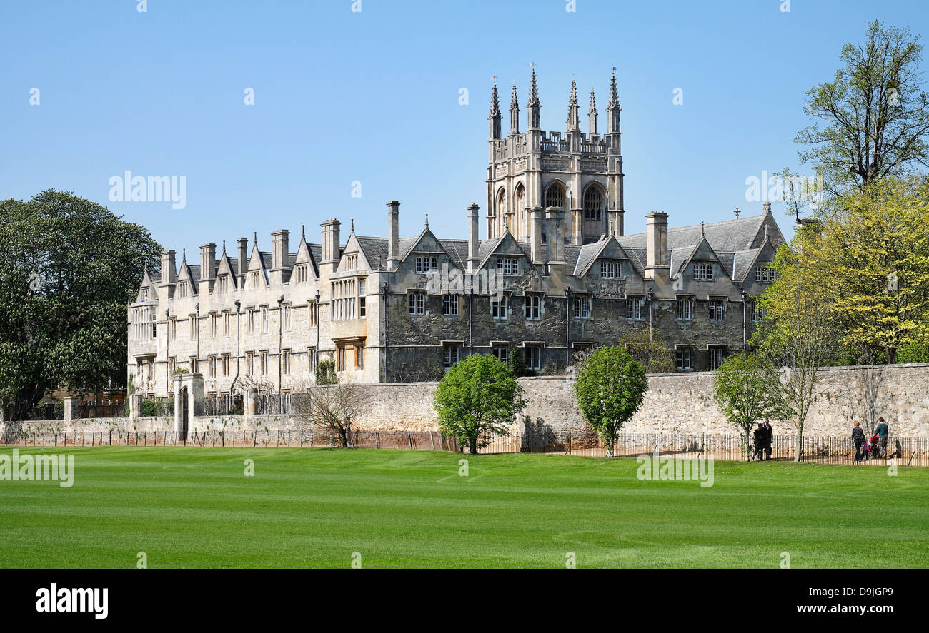 Merton College, Oxford City, England Stock Photo - Alamy