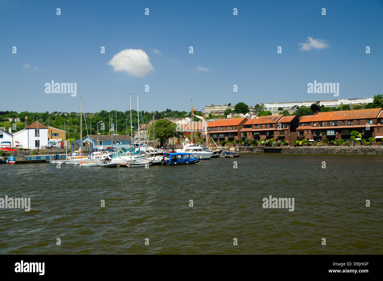 floating harbour, bristol, england. Stock Photo