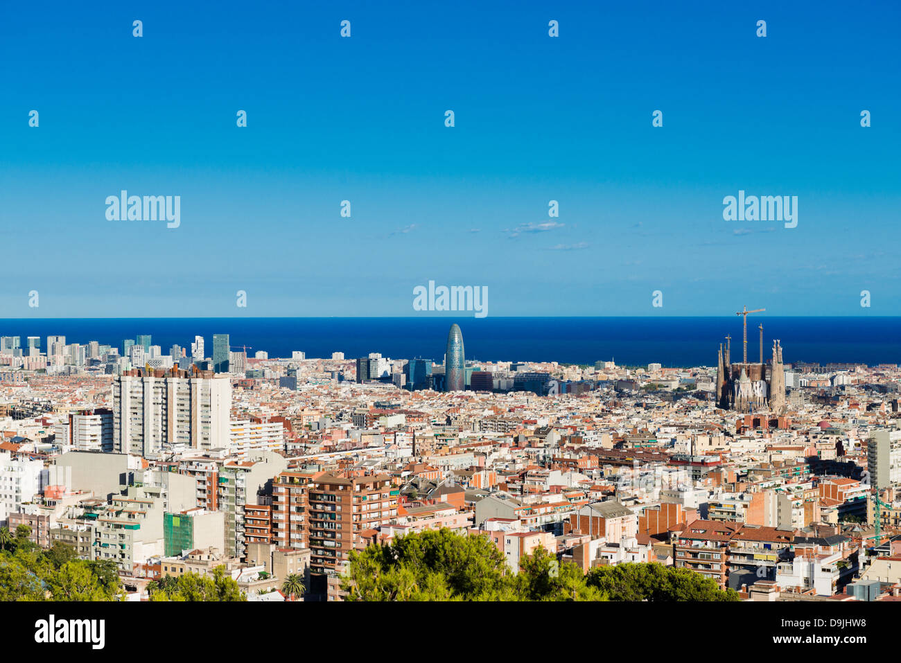 Cityscape of Barcelona. Spain Stock Photo - Alamy