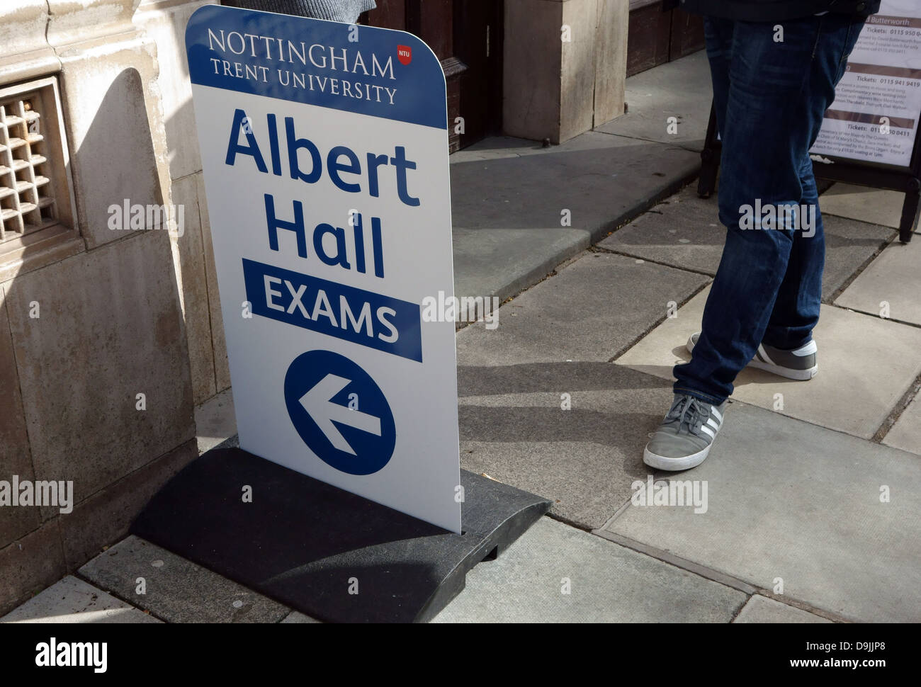 Examinations in progress at Nottingham Trent University, England Stock Photo