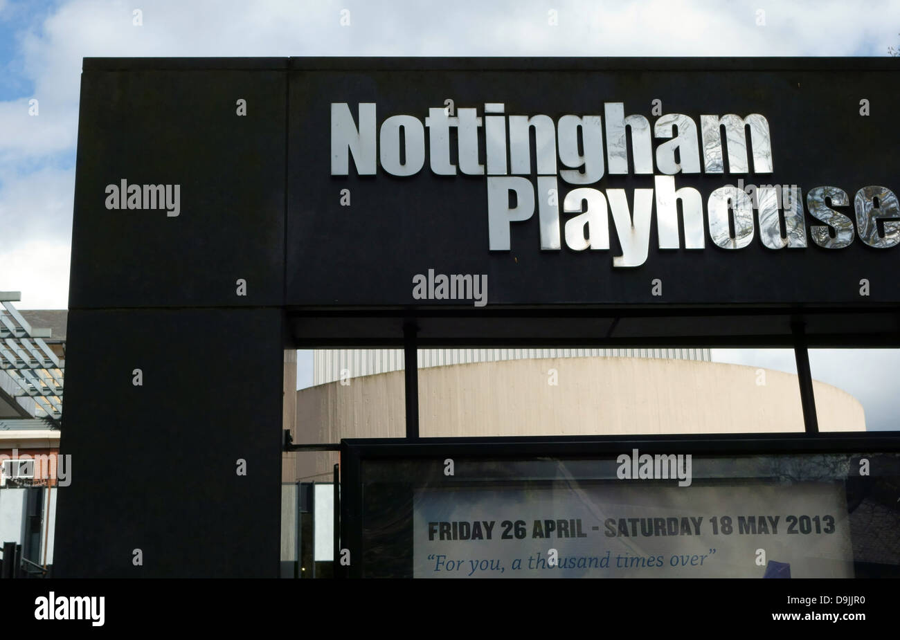 Nottingham Playhouse theatre, Nottingham, England Stock Photo
