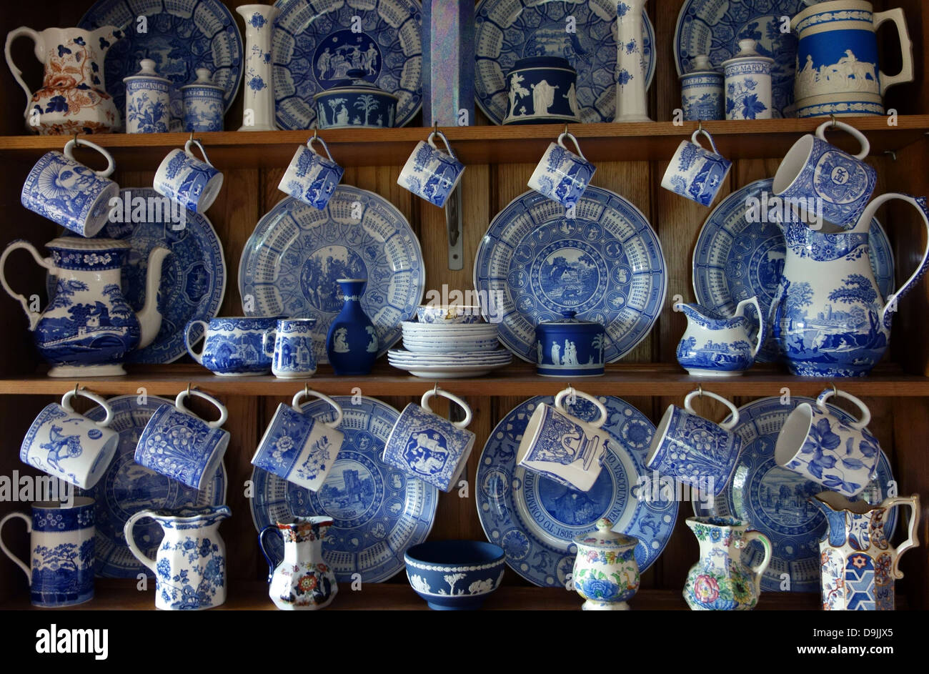 English ceramic ware by Spode and Wedgwood, England Stock Photo Alamy