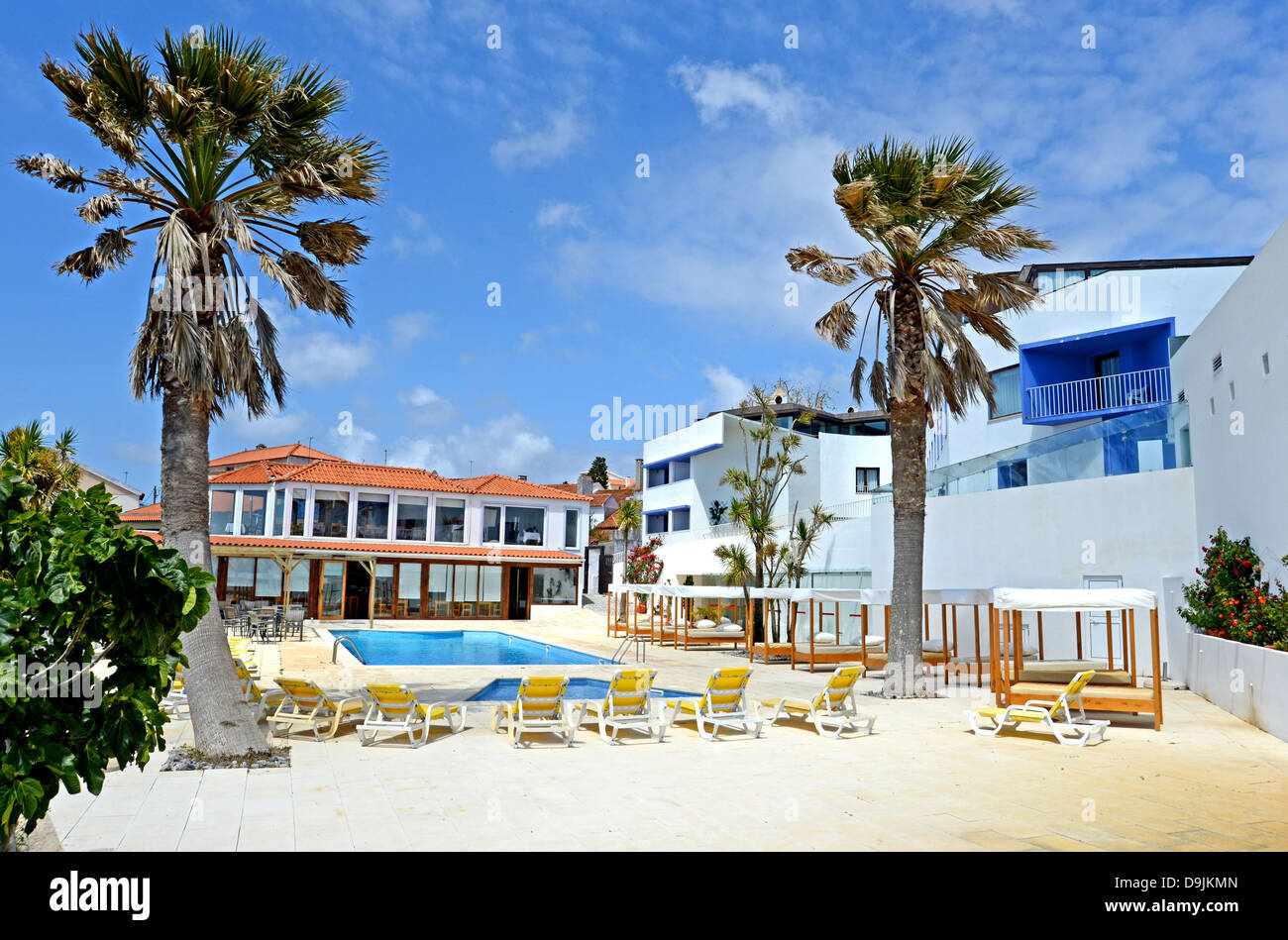 swimming pool Hotel Miramar Spa Nazaré Portugal Stock Photo Alamy