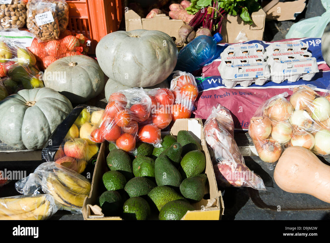 Vegetables in a market in Prince Albert, Western Cape, South Africa