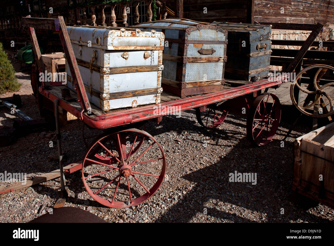 Rail baggage cart hi-res stock photography and images - Alamy