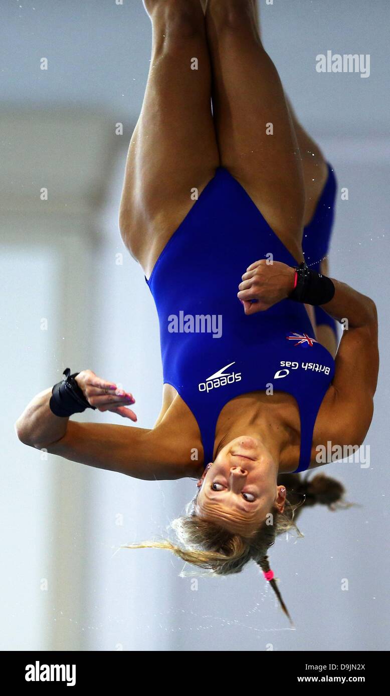 Rostock, Germany, 20 June 2013. Great Britain's Tonia Couch (front) and