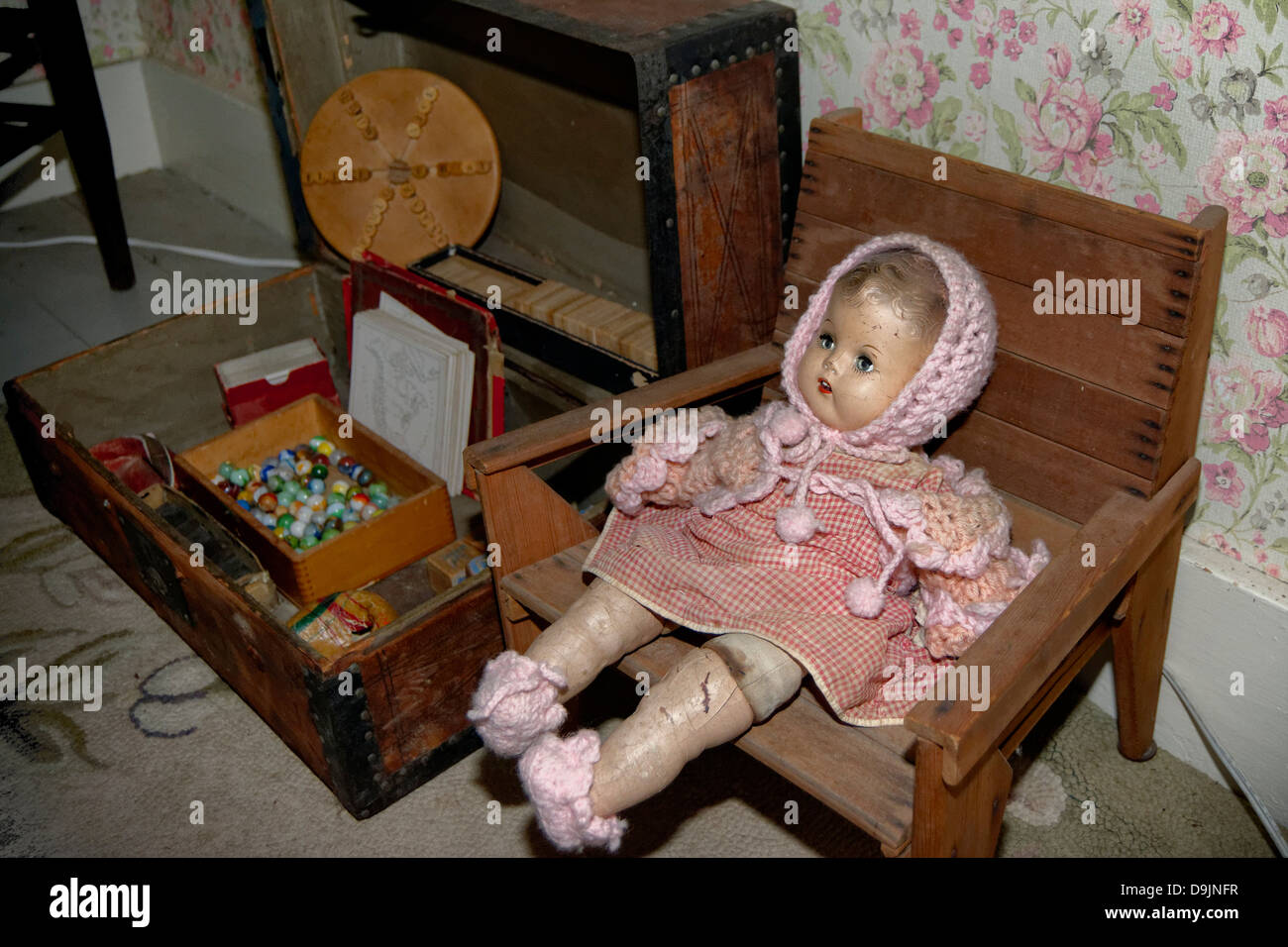 antique baby doll furniture