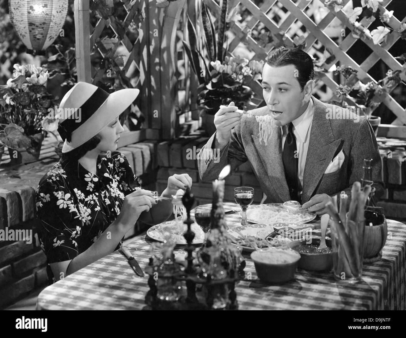 YOU AND ME 1938 Paramount film with George Raft and Sylvia Sidney, directed by Fritz Lang with music by Kurt Weil Stock Photo