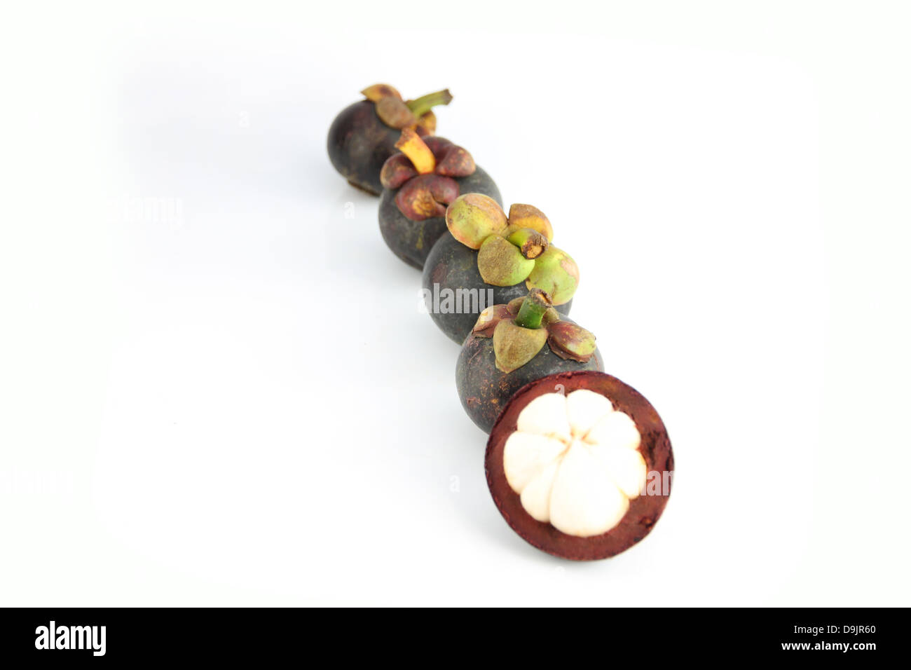 The Mangosteen fruit is flavor sweet and domestic fruit in Thailand