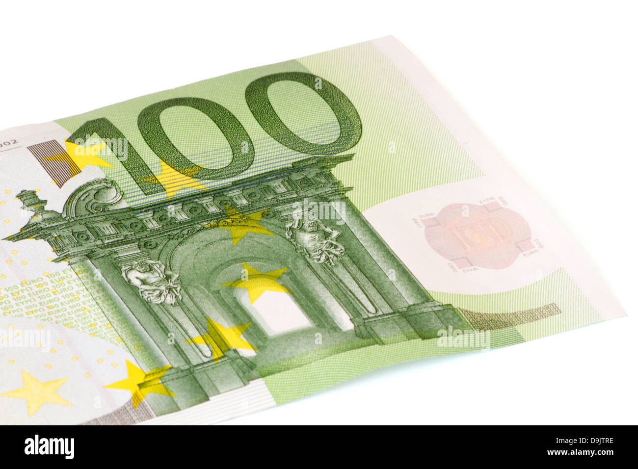 Close up of a one hundred euro banknote Stock Photo - Alamy