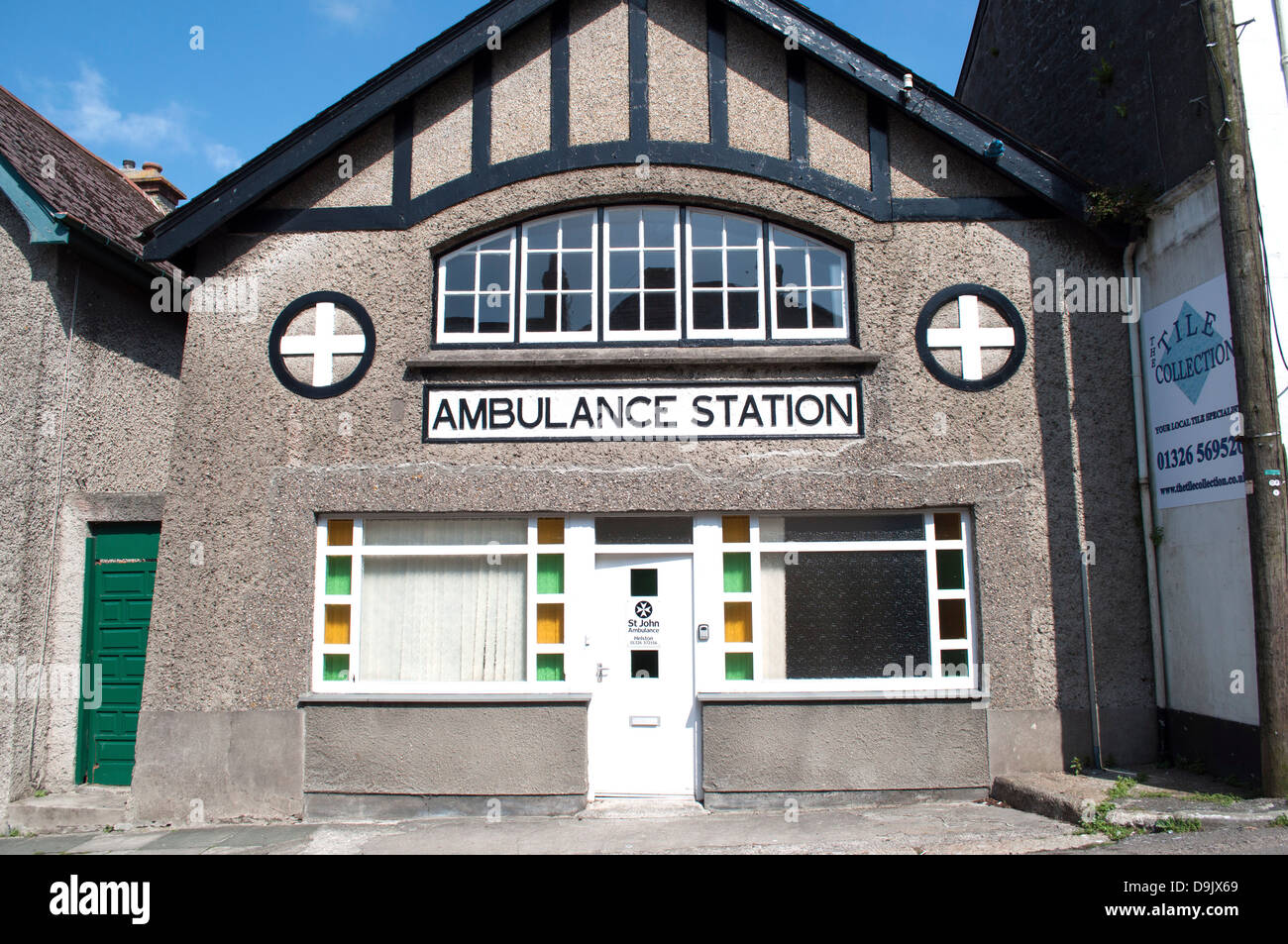 A St.Johns Ambulance members meeting room building Stock Photo
