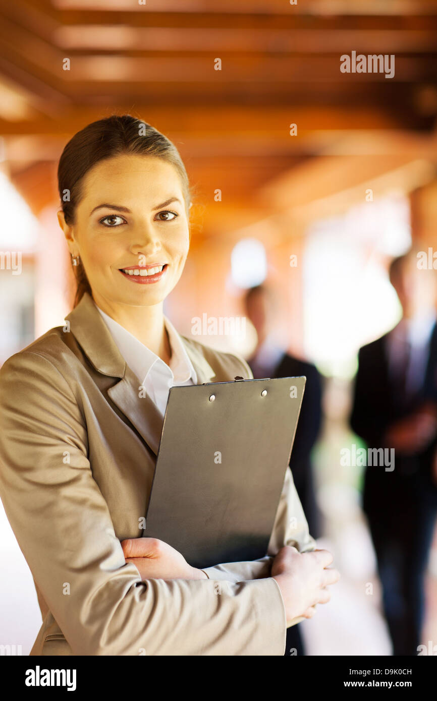 pretty female school teacher portrait Stock Photo - Alamy