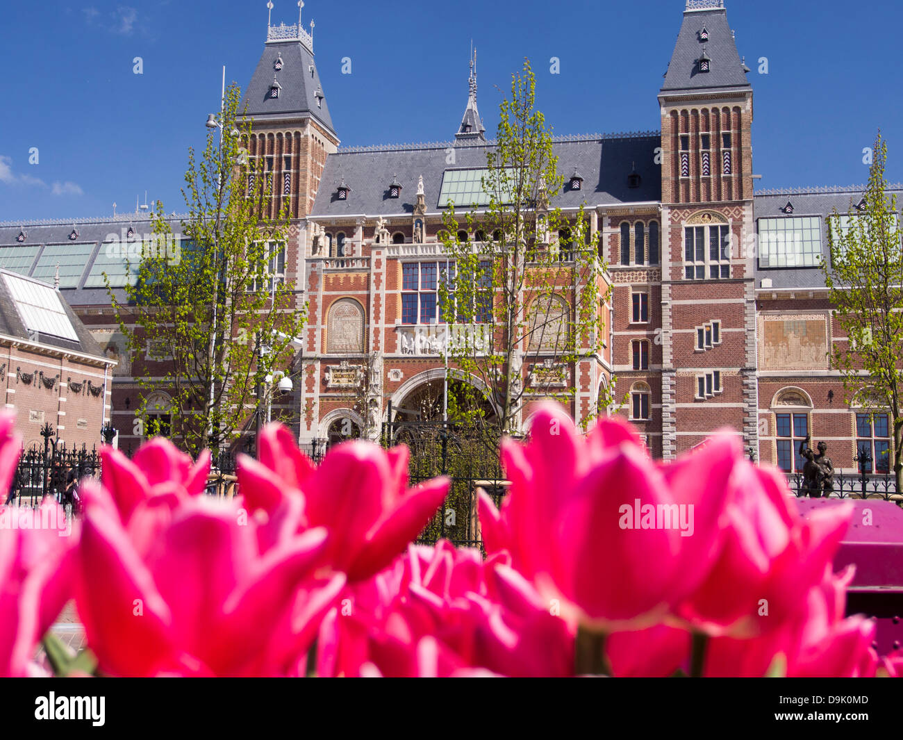 The famous Rijks museum in Amsterdam that has recently opened after ...