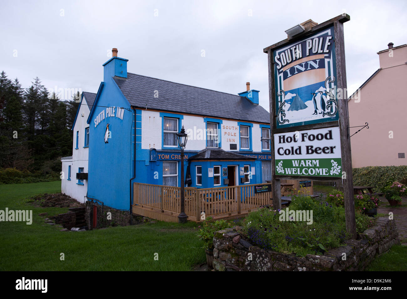 The South Pole Pub a museum to polar explorer Tom Crean on the Dingle Peninsula near Killarney in the Republic of Ireland Stock Photo