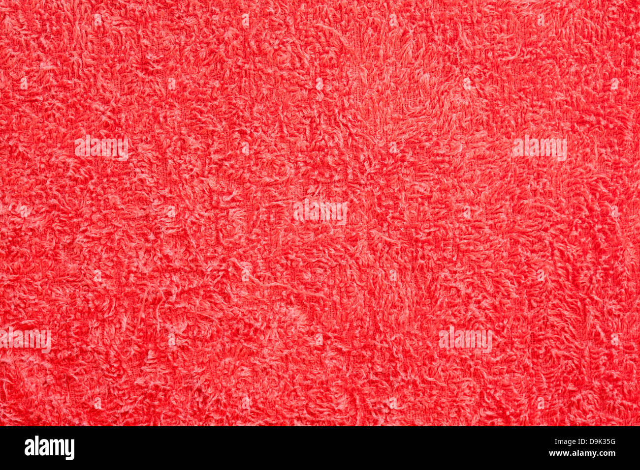 Close up of red soft towel texture background Stock Photo