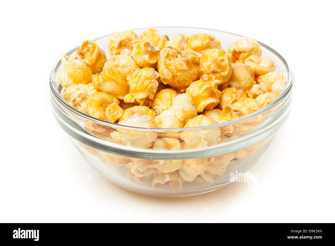 Homemade Fresh Popped Caramel PopCorn ready to eat Stock Photo Alamy