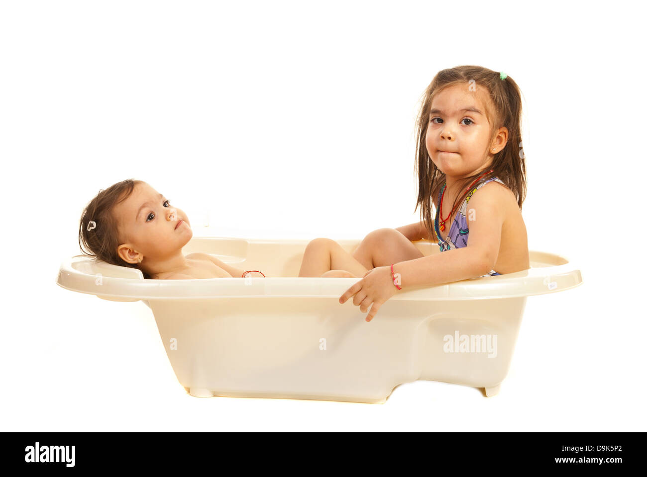 Children playing in bath tub Cut Out Stock Images & Pictures Alamy