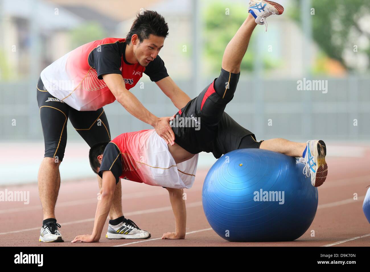 (LR)) Naoki Tsukahara, Yoshihide Kiryu (JPN), JUNE 21, 2013