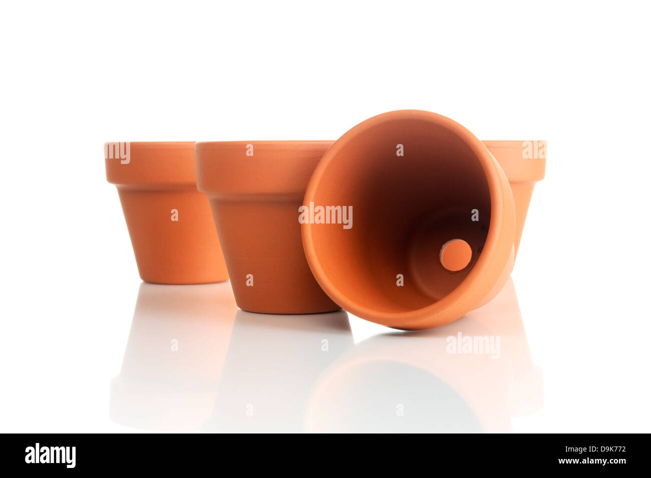 Flowerpots Stock Photo