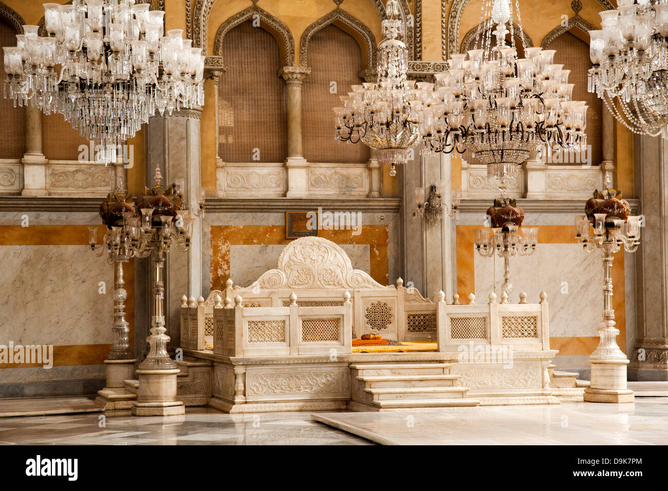 Interior of a Palace, Chowmahalla Palace, Hyderabad, Andhra Pradesh ...