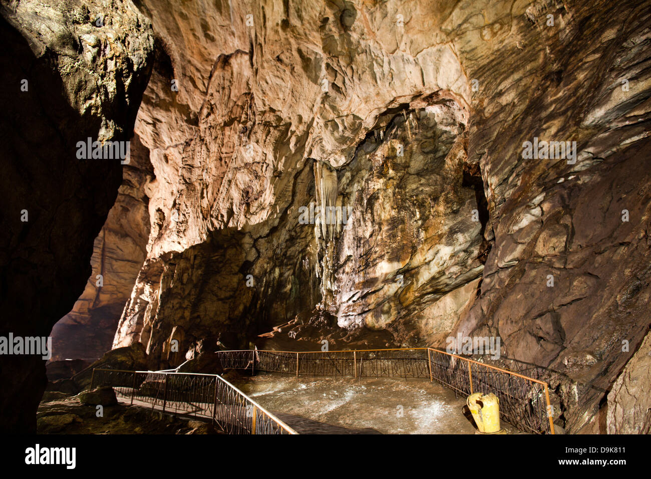 Interiors of a cave, Borra Caves, Ananthagiri Hills, Araku Valley, Visakhapatnam, Andhra Pradesh, India Stock Photo