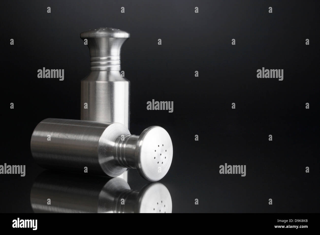 Loyal to salt and pepperpot Stock Photo