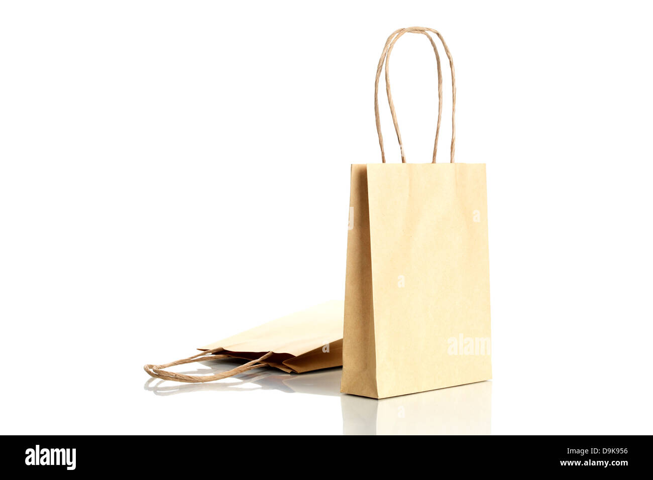 Carrier bags from paper Stock Photo Alamy