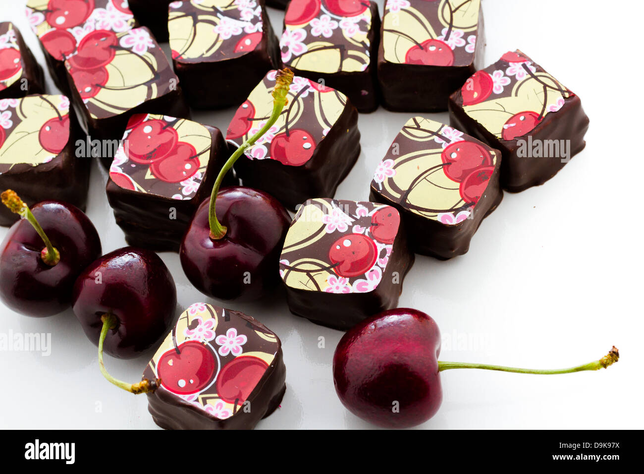 Cherry pie a la mode truffle for Thanksgiving Stock Photo Alamy