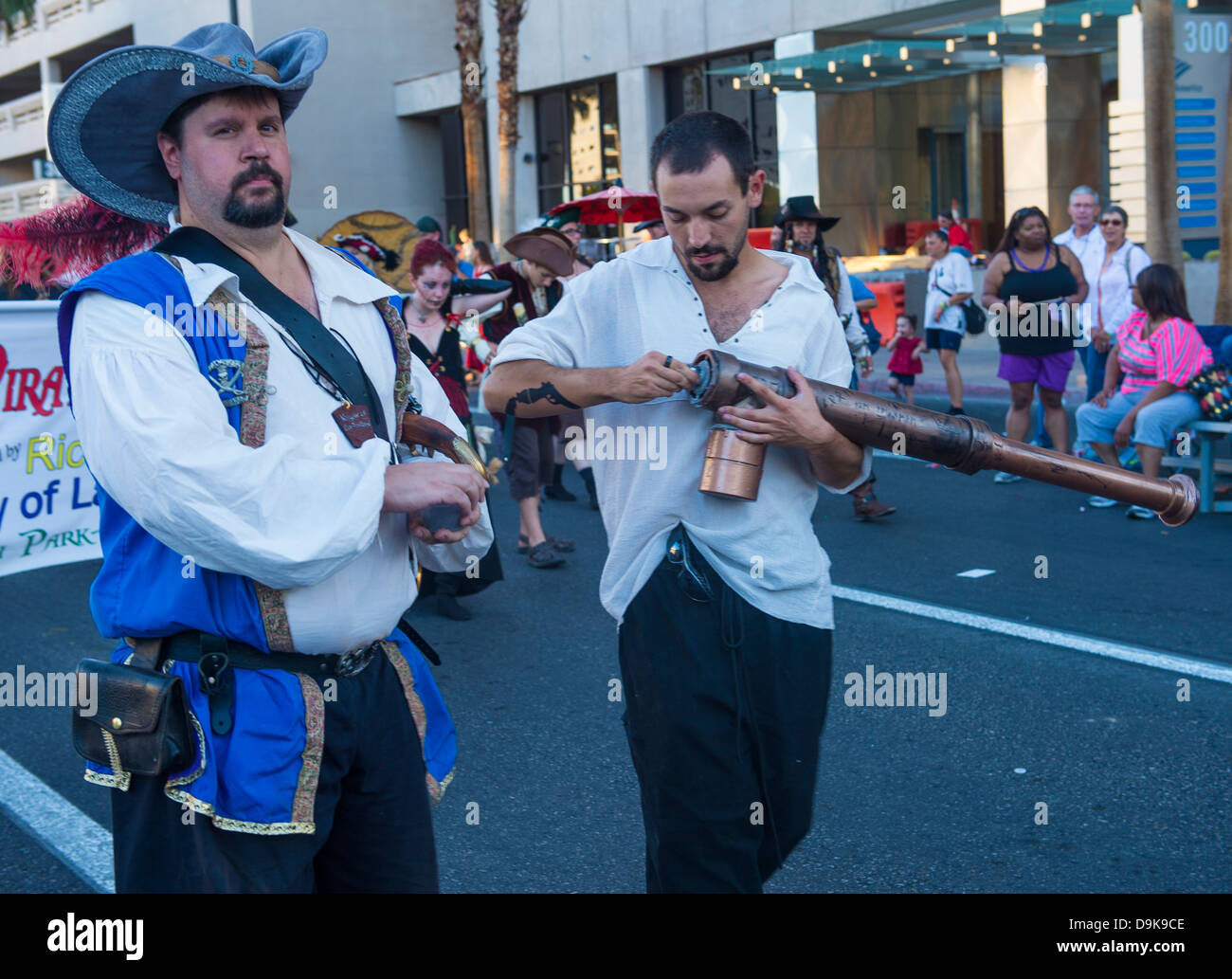 A Participant at the Helldorado Days Parade held in Las Vegas Stock