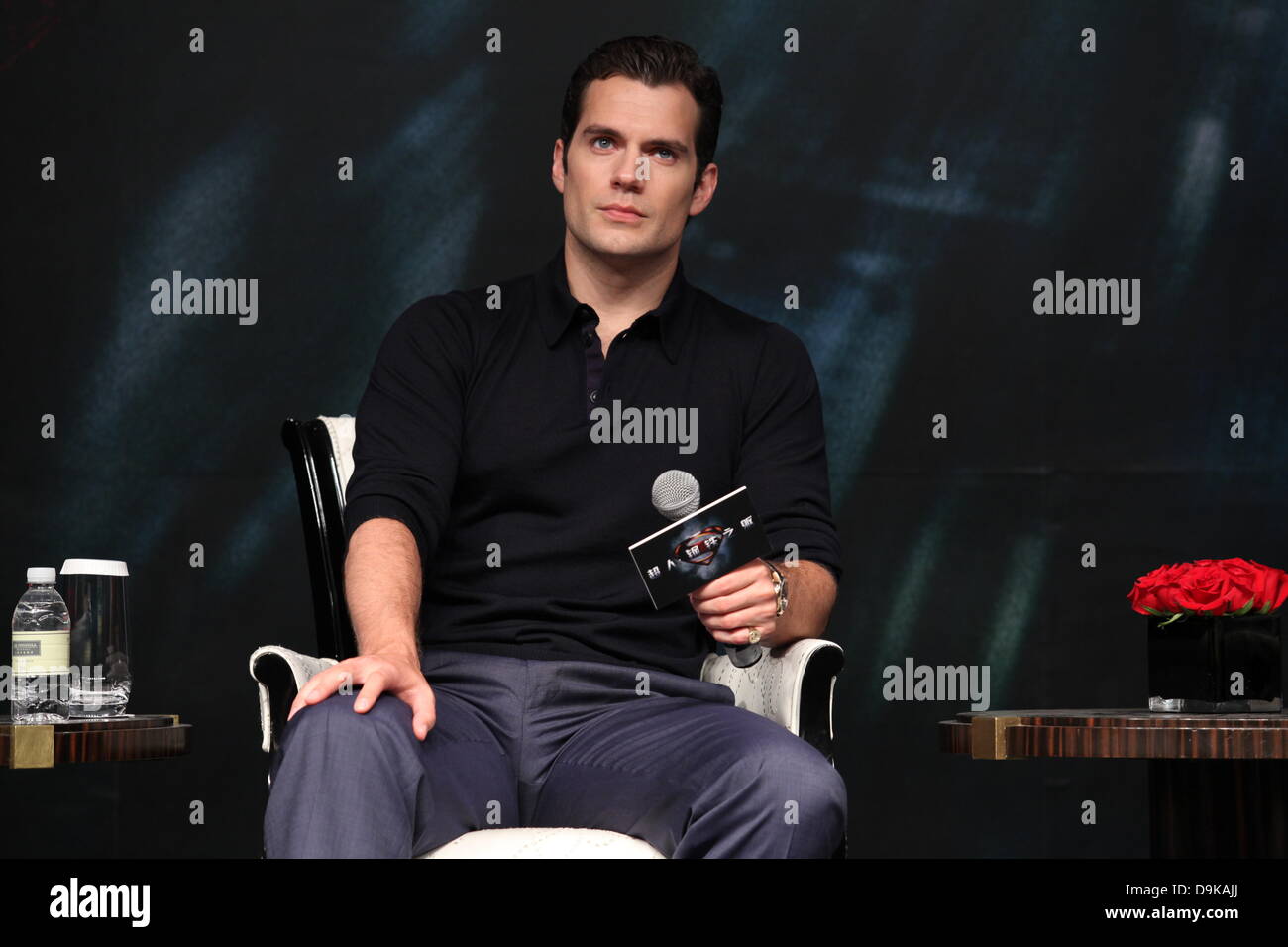 Shanghai, China. 20th June, 2013. Henry Cavill at press conference of movie Superman: The Man of Steel in Shanghai, China on Thursday June 20, 2013. Credit:  Top Photo Corporation/Alamy Live News Stock Photo