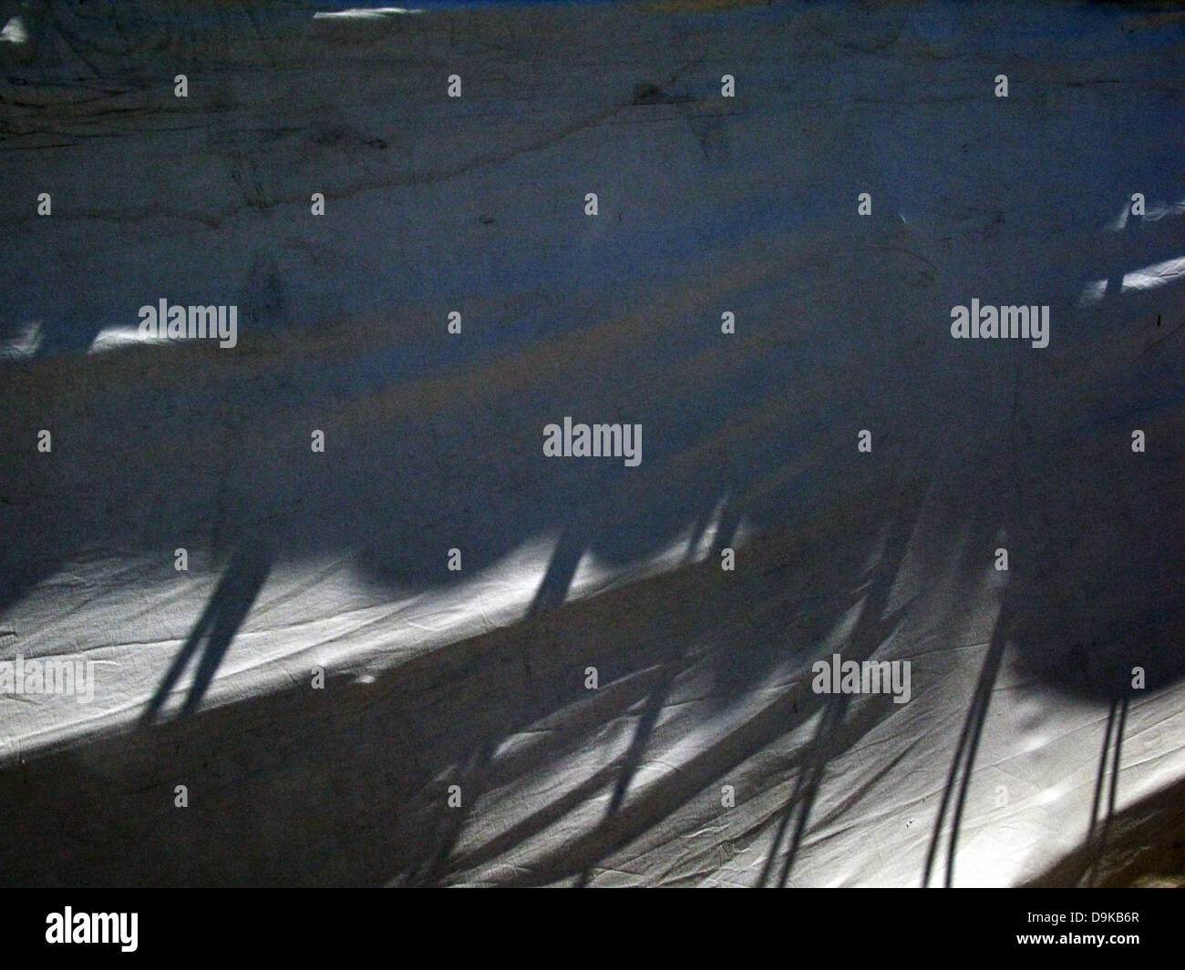 Shadows on tent Stock Photo - Alamy